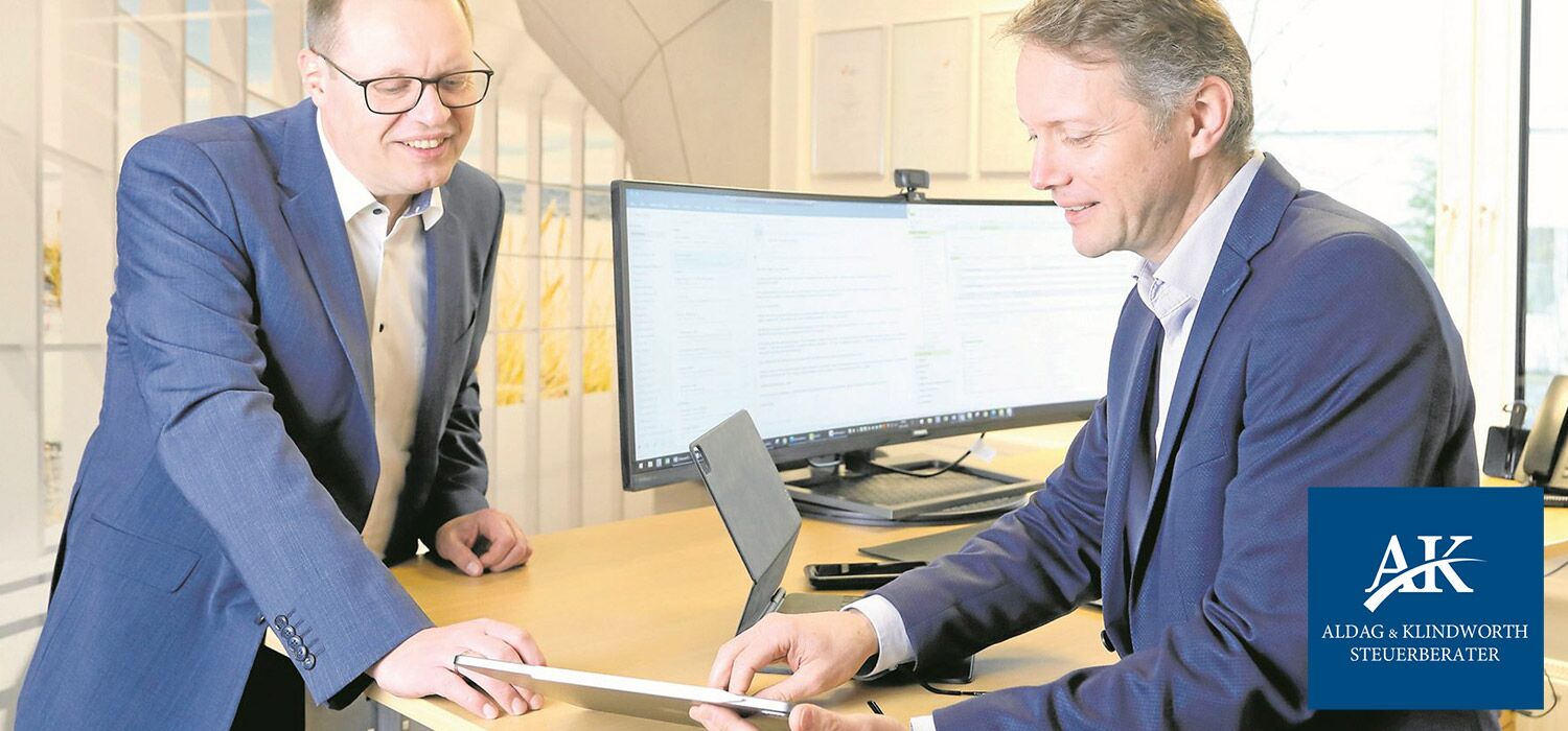 Henning Klindworth und Sven Aldag – Steuerberater aus Buxtehude.